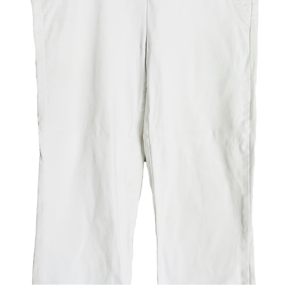 Camber & Grace White Fitted Stretchy Ankle Cut Pants Office Business Size Small - Picture 3 of 13